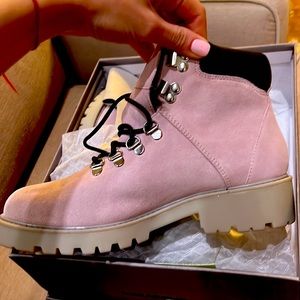 Vagabond Shoemakers Kenosha Pink Suede Boots
